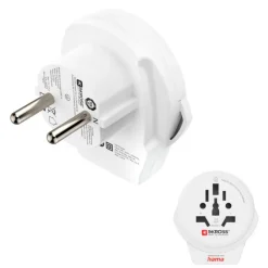 Adapter podróżny Skross for Hama USB / Biały VH049-02