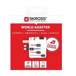 Adapter podróżny SKROSS Pro / Biały VSK11-02