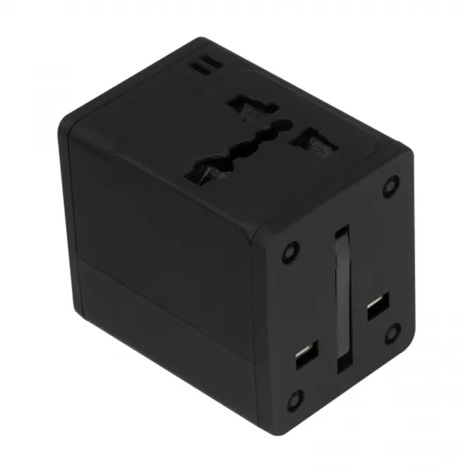 Adapter podróżny TADDEO / Czarny 4083803