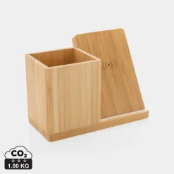 Ładowarka bezprzewodowa 10W, organizer na biurko Ontario / Czarny P308.401