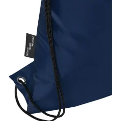 Adventure termoizolowana torba ściągana sznurkiem o pojemności 9 l z materiału z recyklingu z certyfikatem GRS / Granatowy 12064755