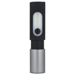 Akumulatorowa latarka LED 10 W z funkcją zoom 300 lm / Czarny LT93319-N0002