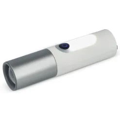 Akumulatorowa latarka LED 10 W z funkcją zoom 300 lm / Biały LT93319-N0001