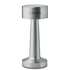 Akumulatorowa metalowa lampa stoło / Srebrny Mat MO2478-16