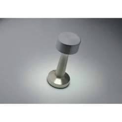 Akumulatorowa metalowa lampa stoło / Srebrny Mat MO2478-16