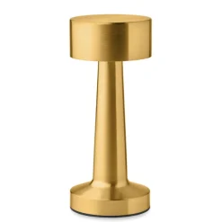Akumulatorowa metalowa lampa stoło / Matowy Zloty MO2478-98