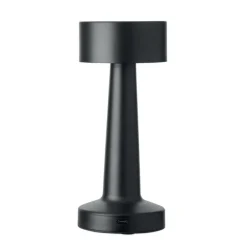 Akumulatorowa metalowa lampa stoło / Czarny MO2478-03
