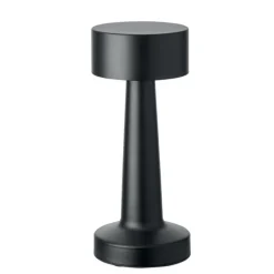 Akumulatorowa metalowa lampa stoło / Czarny MO2478-03