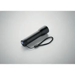 Aluminiowa latarka akumulatorowa / Czarny MO2991-03