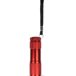 Aluminiowa latarka LED / Czerwony LT90960-N0021