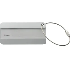 Aluminiowa zawieszka na bagaż / Srebrny LT99609-N0005