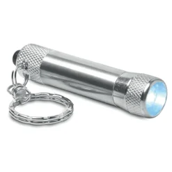 Aluminiowy brelok latarka / Srebrny MO8622-14