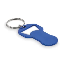 Aluminiowy brelok z otwieraczem do / Niebieski MO2793-04