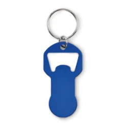 Aluminiowy brelok z otwieraczem do / Niebieski MO2793-04