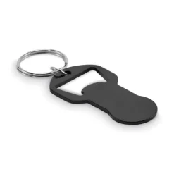 Aluminiowy brelok z otwieraczem do / Czarny MO2793-03