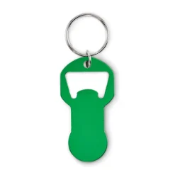 Aluminiowy brelok z otwieraczem do / Zielony MO2793-09