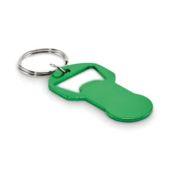 Aluminiowy brelok z otwieraczem do / Zielony MO2793-09