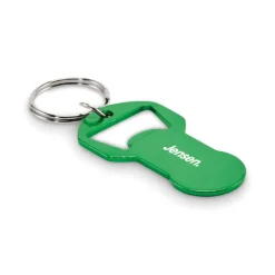 Aluminiowy brelok z otwieraczem do / Zielony MO2793-09