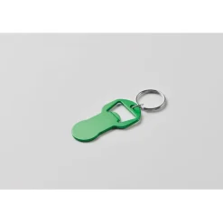 Aluminiowy brelok z otwieraczem do / Zielony MO2793-09