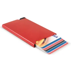 Aluminiowy card-holder / Czerwony LT91190-N0021