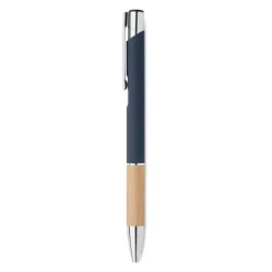 Aluminiowy długopis przycisk / Granatowy MO2159-04