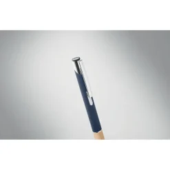 Aluminiowy długopis przycisk / Granatowy MO2159-04