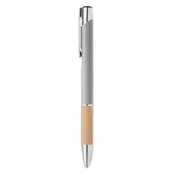 Aluminiowy długopis przycisk / Srebrny Mat MO2158-16