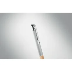 Aluminiowy długopis przycisk / Srebrny Mat MO2158-16