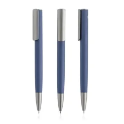 Aluminiowy długopis z gumowym wykończeniem / Rubal / Granatowy IP13158565