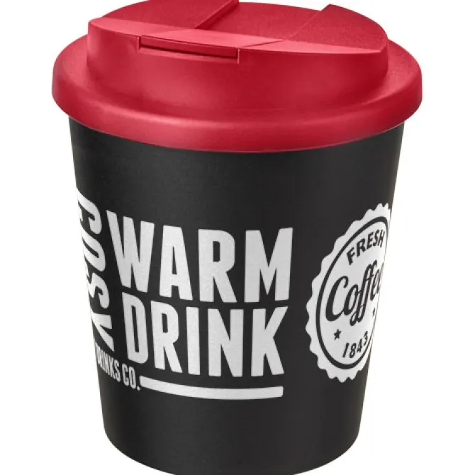 Americano® Espresso 250 ml tumbler with spill-proof lid / Czarny 21069908