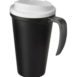 Americano® Grande 350 ml mug with spill-proof lid / Czarny 21042101
