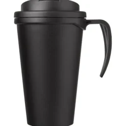 Americano® Grande 350 ml mug with spill-proof lid / Czarny błyszczący 21042100