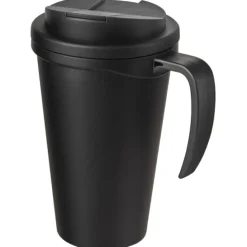 Americano® Grande 350 ml mug with spill-proof lid / Czarny błyszczący 21042100