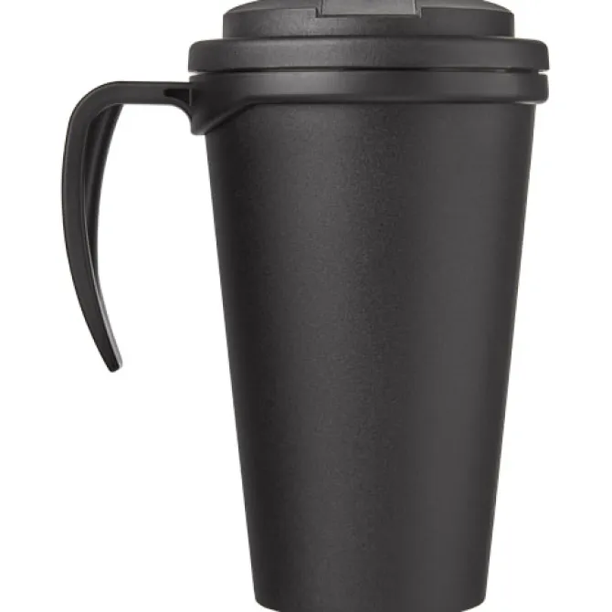 Americano® Grande 350 ml mug with spill-proof lid / Czarny błyszczący 21042100
