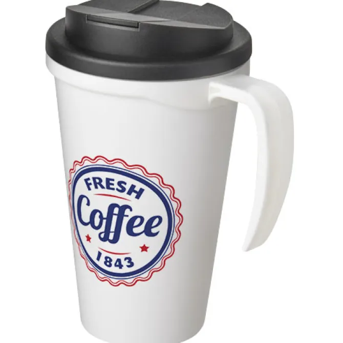Americano® Grande 350 ml mug with spill-proof lid / Biały 21042107
