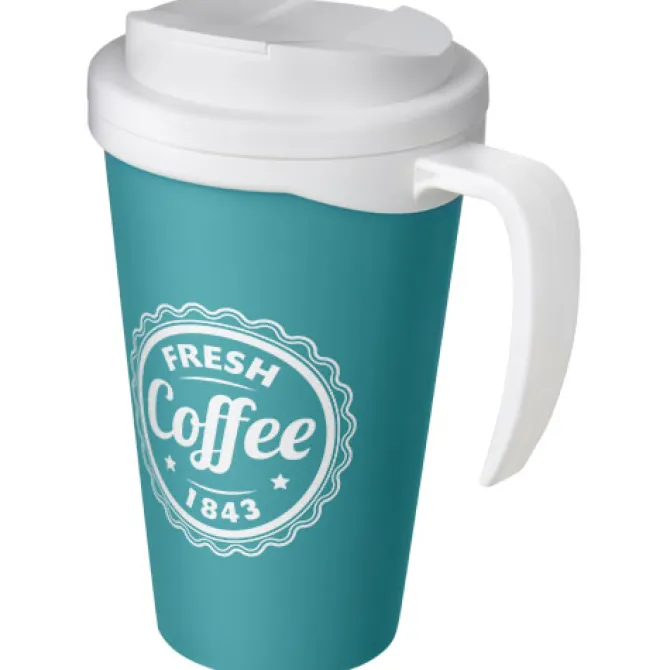 Americano® Grande 350 ml mug with spill-proof lid / Szary 21042114