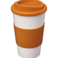 Americano® 350 ml termoizolowany kubek z uchwytem / Pomarańczowy 22000231