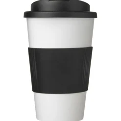 Americano® 350 ml tumbler with grip & spill-proof lid / Biały 21069610