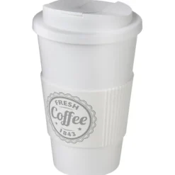 Americano® 350 ml tumbler with grip & spill-proof lid / Niebieski 21069614
