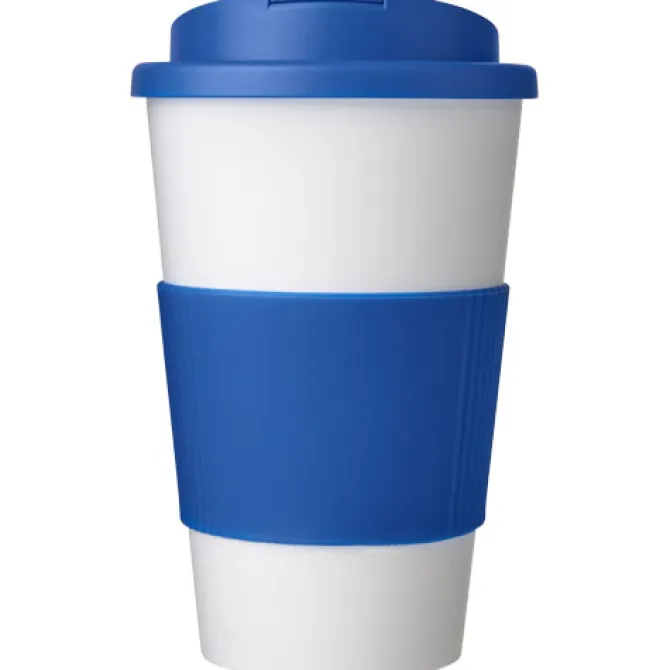 Americano® 350 ml tumbler with grip & spill-proof lid / Niebieski 21069617