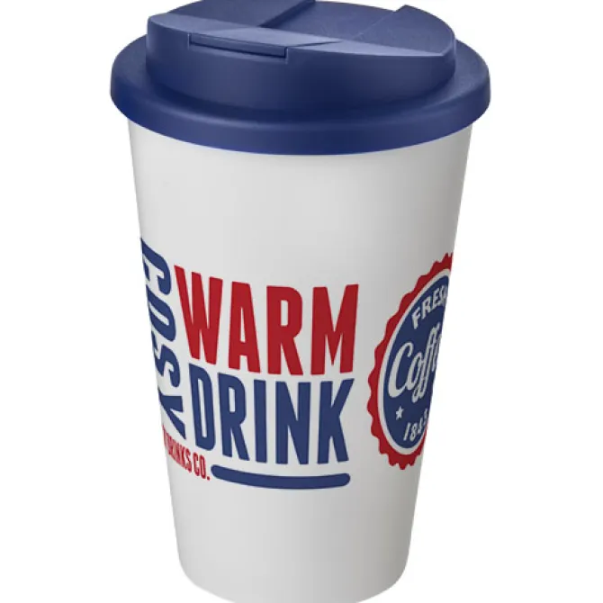 Americano® 350 ml tumbler with spill-proof lid / Biały 21069510