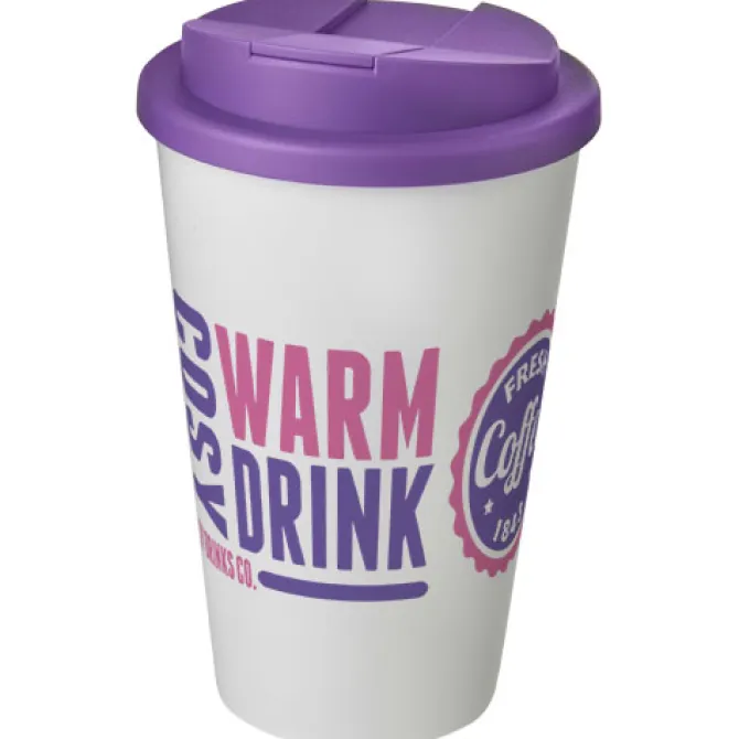 Americano® 350 ml tumbler with spill-proof lid / Biały 21069508