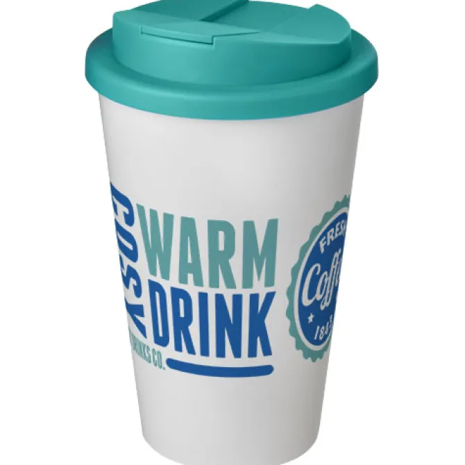 Americano® 350 ml tumbler with spill-proof lid / Biały 21069504