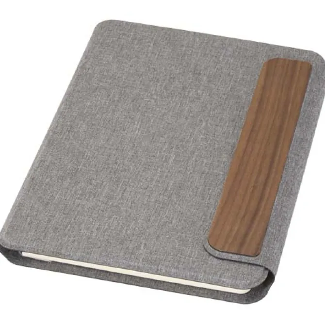Andean portfolio A5 z recyklingu z certyfikatem RCS / Szary 10799382