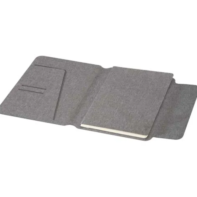 Andean portfolio A5 z recyklingu z certyfikatem RCS / Szary 10799382
