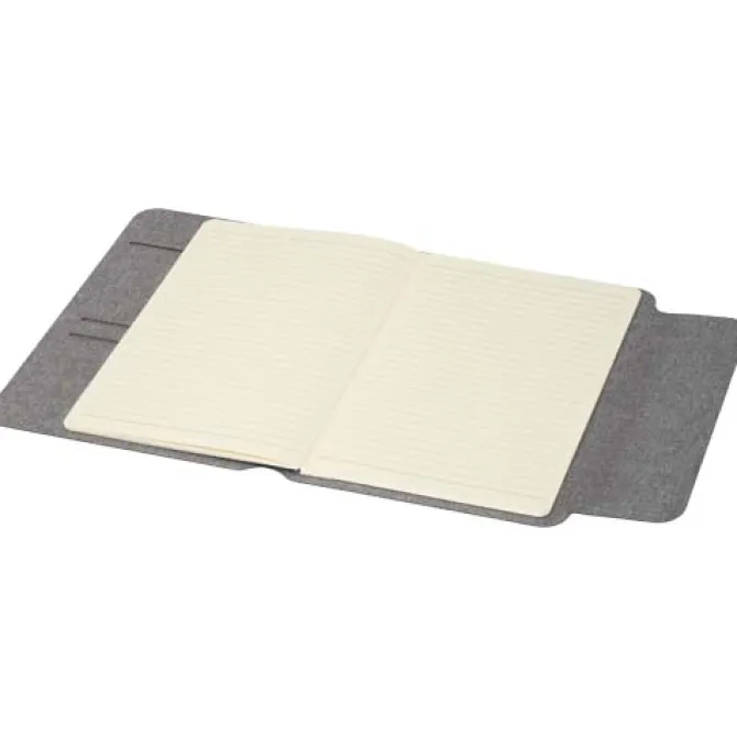 Andean portfolio A5 z recyklingu z certyfikatem RCS / Szary 10799382