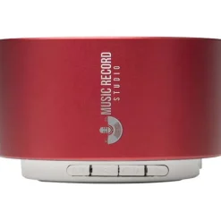 Ankaa bezprzewodowy głośnik Bluetooth® o mocy 3 W z recyklingowanego aluminium / Czerwony 12448621