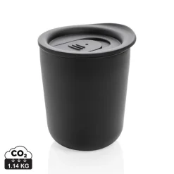 Antybakteryjny kubek termiczny 250 ml / Czarny P432.091