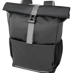 Aqua wodoodporna torba rowerowa o pojemności 20 l na 15-calowego laptopa wykonana z materiałów z recyklingu z certyfikatem GR / Czarny 13005090