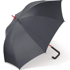 Automatycznie otwierana parasolka laska 23'' / Czarny / czerwony LT97109-N0221
